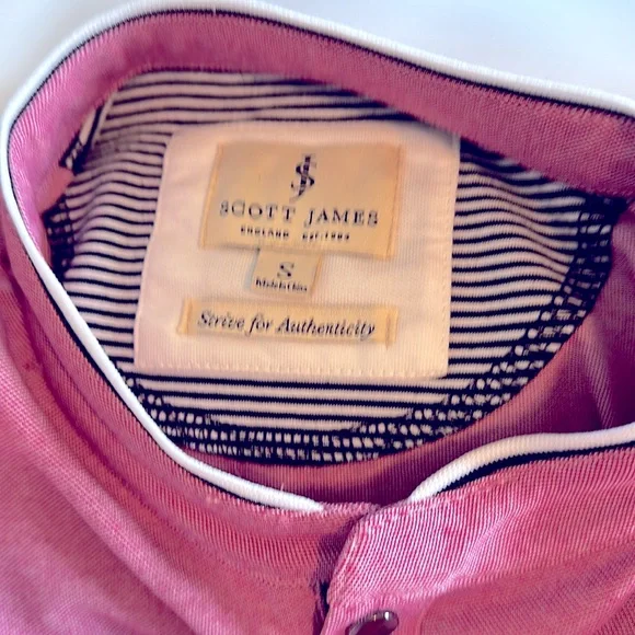 NWOT Scott James Unisex Polo SM - Picture 6 of 8